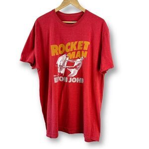 Elton John Rocket Man red t-shirt size 2X